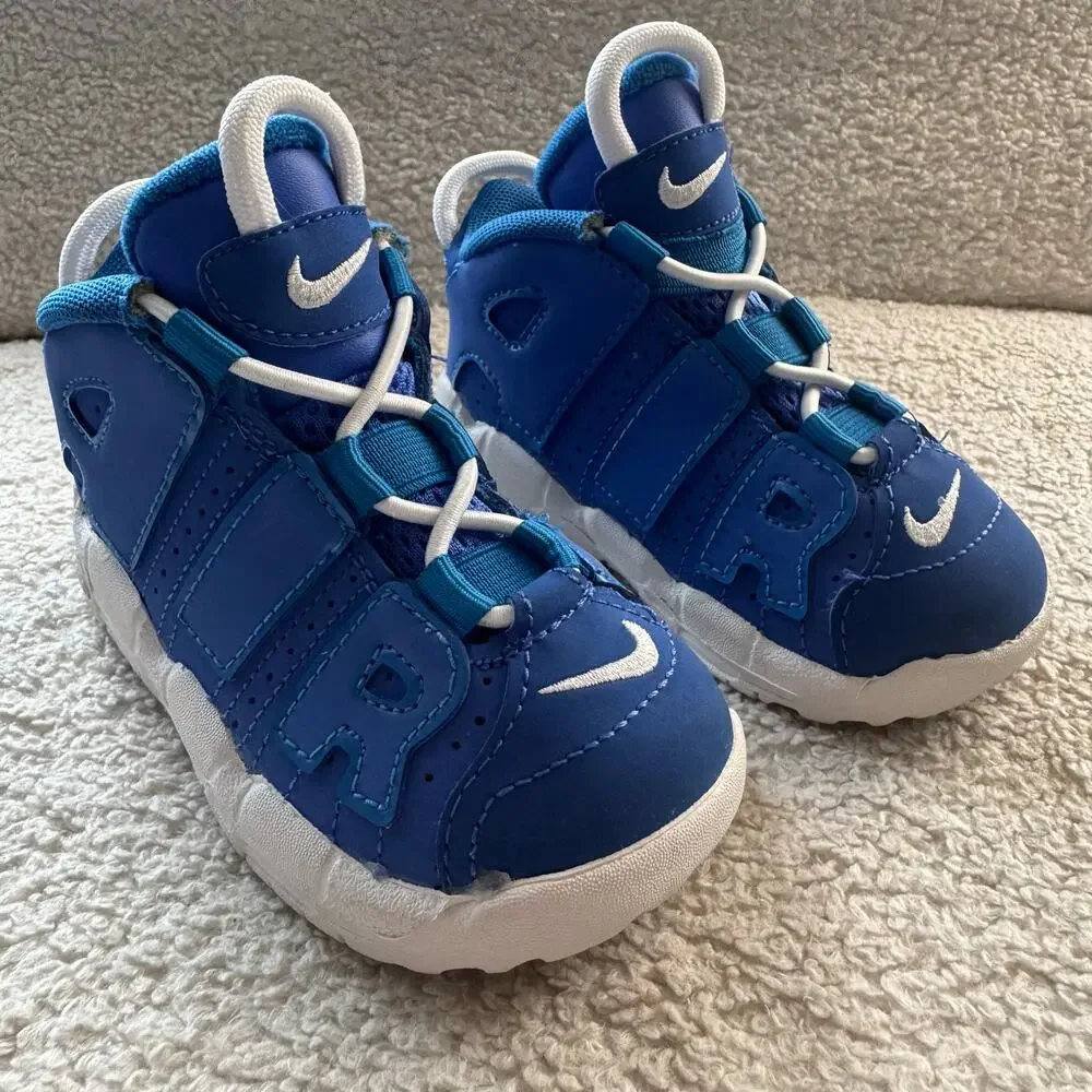 Nike Air More Uptempo Sneakers in Battle Blue